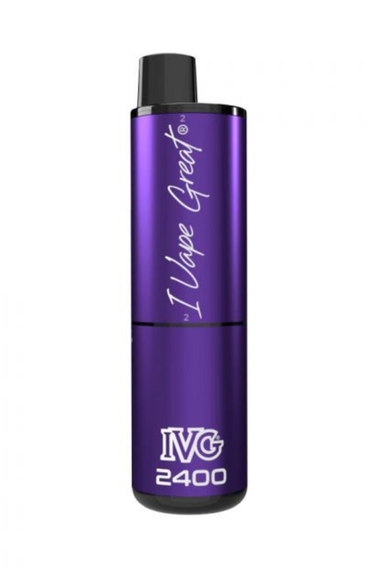 BLACKCURRANT LEMONADE IVG 2400 DISPOSABLE VAPE