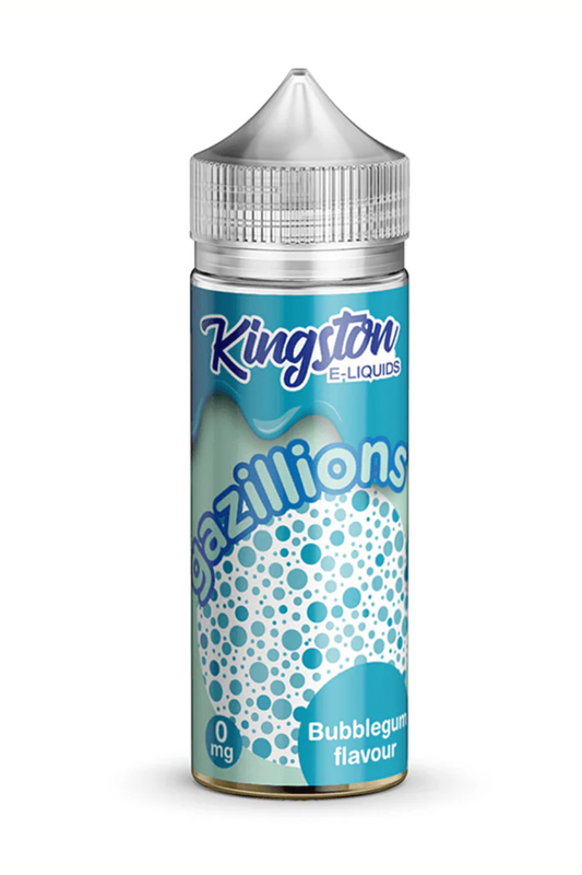 BUBBLEGUM KINGSTON GAZILLIONS 100ML SHORTFILL E-LIQUID