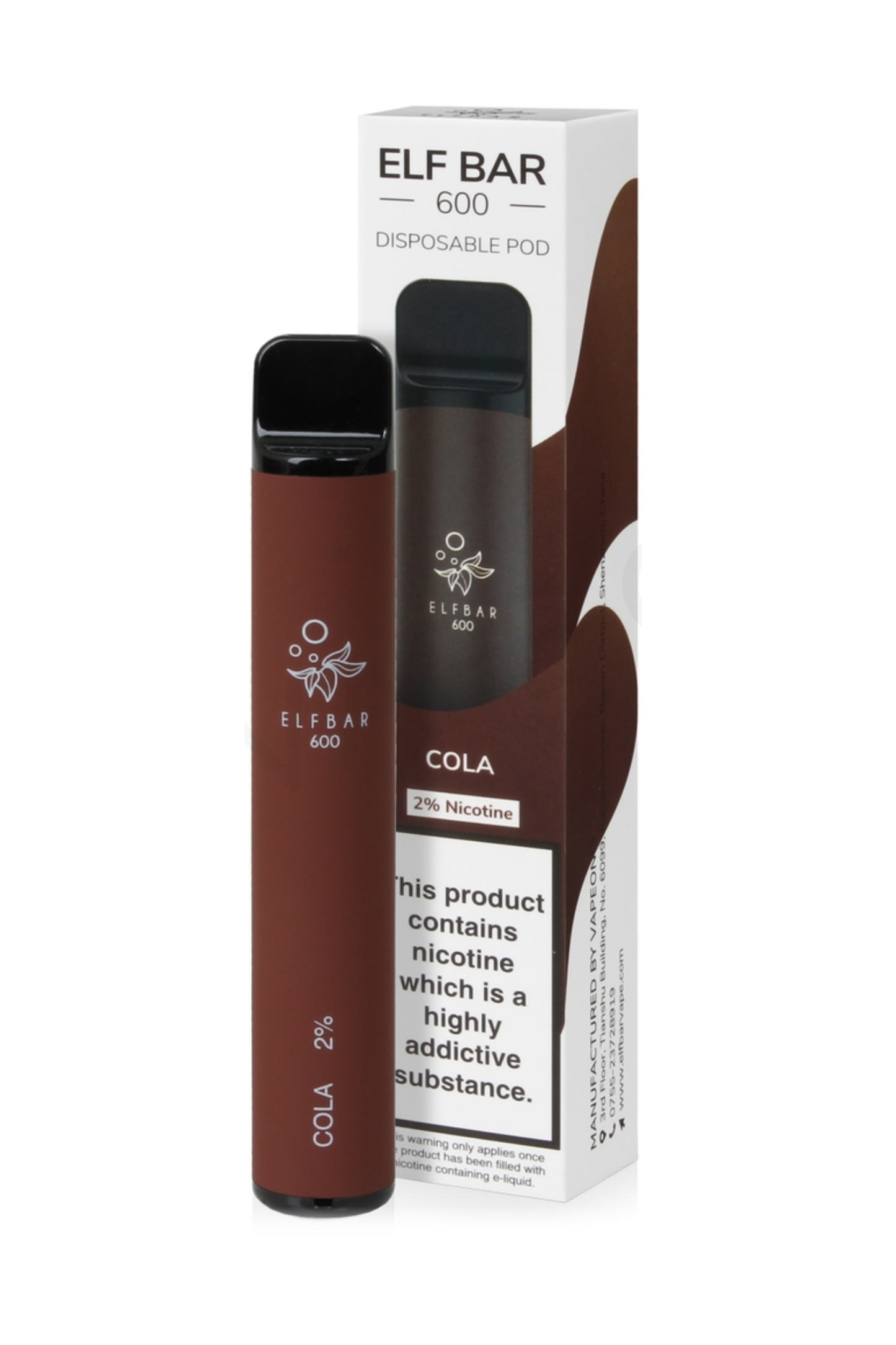 COLA ELF BAR 600 DISPOSABLE VAPE