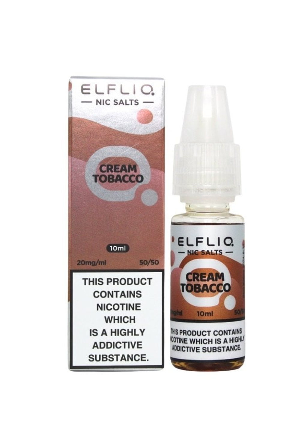 CREAM TOBACCO ELFLIQ NIC SALT E-LIQUID