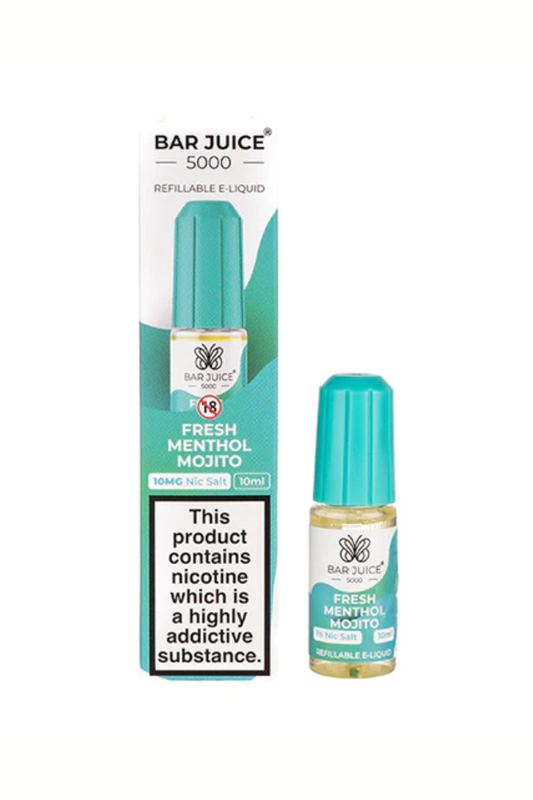 FRESH MENTHOL MOJITO BAR JUICE 5000 NIC SALT E-LIQUID