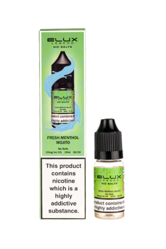 FRESH MENTHOL MOJITO ELUX NIC SALT E-LIQUID