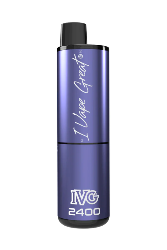 GRAPE ICE IVG 2400 DISPOSABLE VAPE