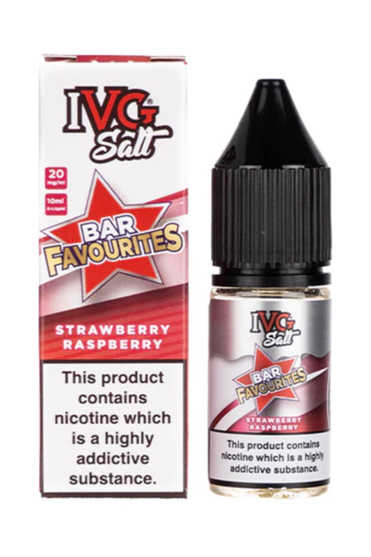 STRAWBERRY RASPBERRY IVG NIC SALT E-LIQUID