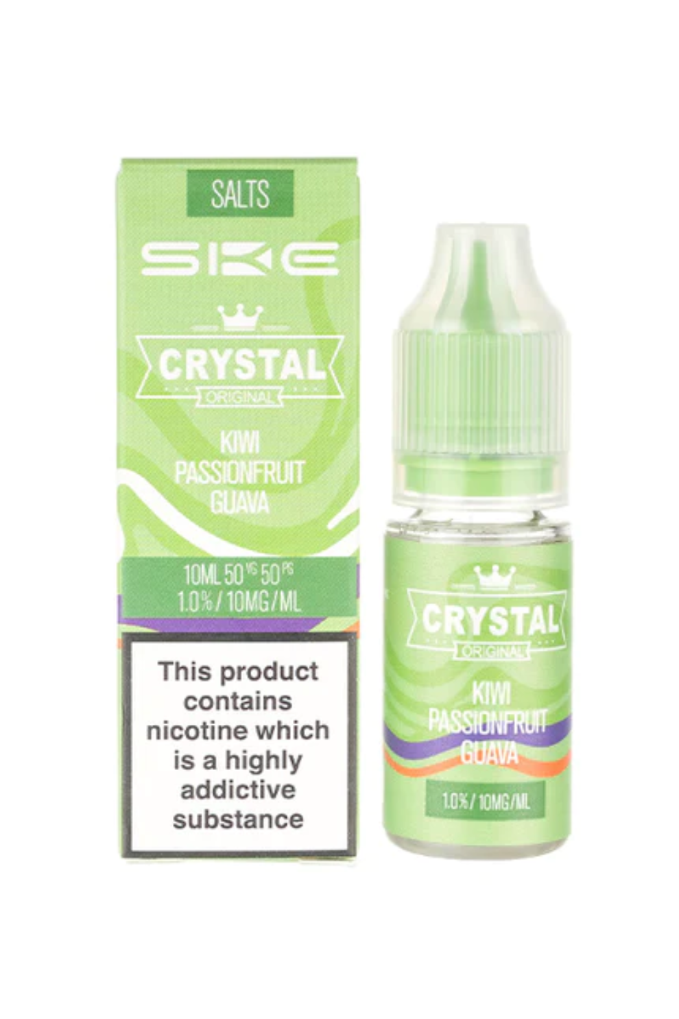 KIWI PASSIONFRUIT GUAVA SKE CRYSTAL NIC SALT E-LIQUID