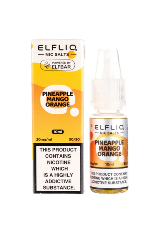 PINEAPPLE MANGO ORANGE ELFLIQ NIC SALT E-LIQUID