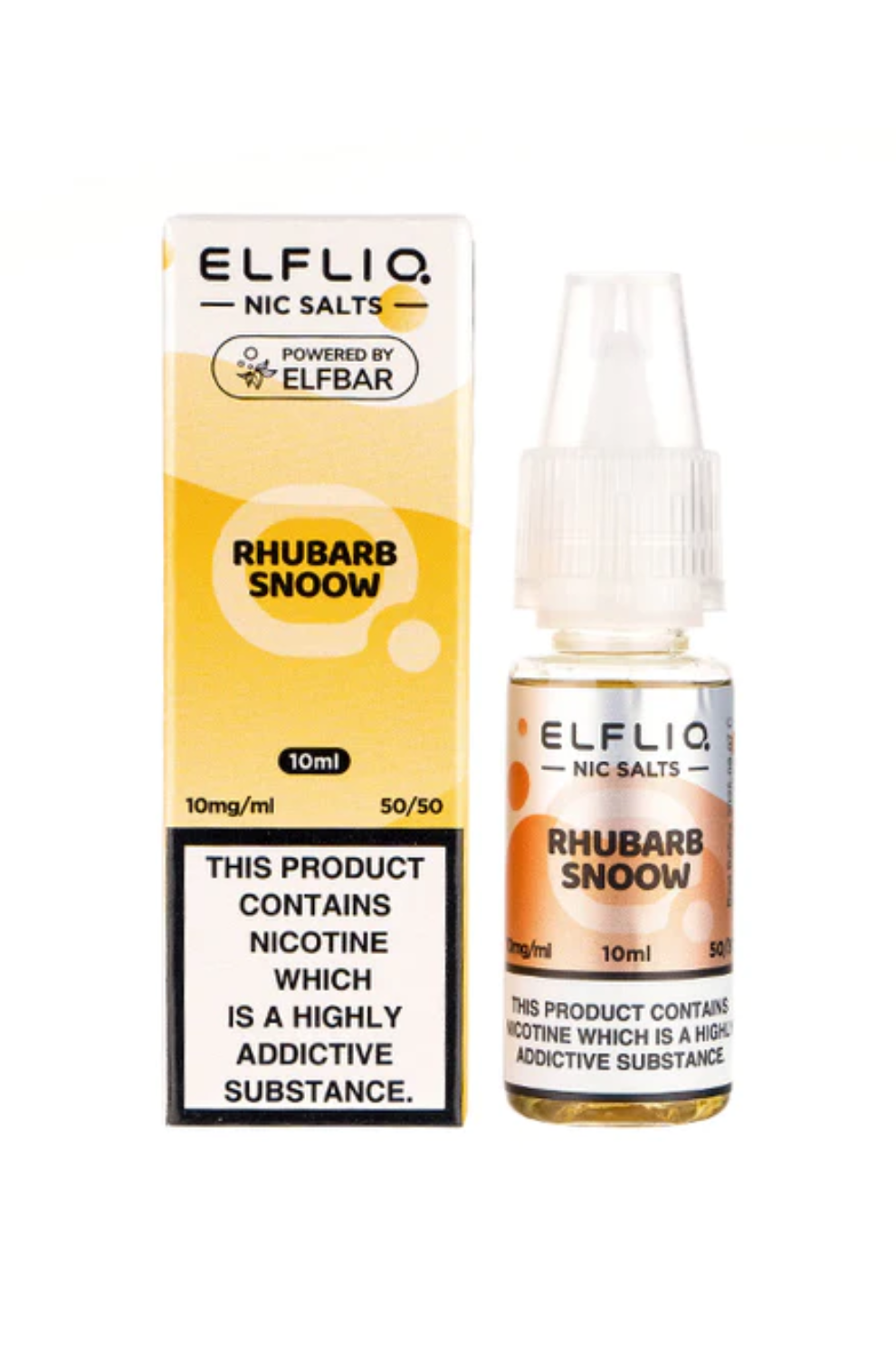 RHUBARB SNOOW ELFLIQ NIC SALT E-LIQUID