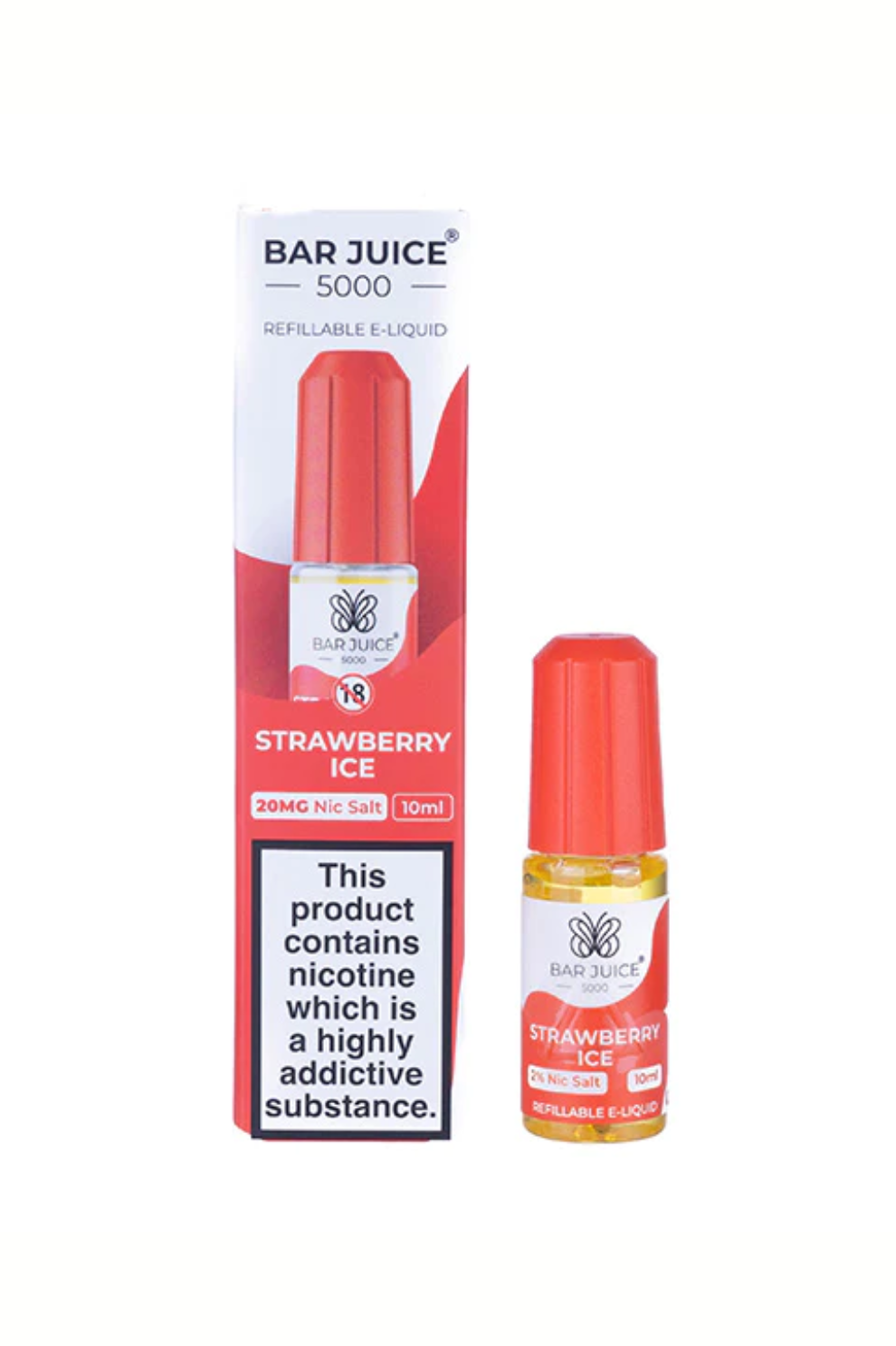 STRAWBERRY ICE BAR JUICE 5000 NIC SALT E-LIQUID