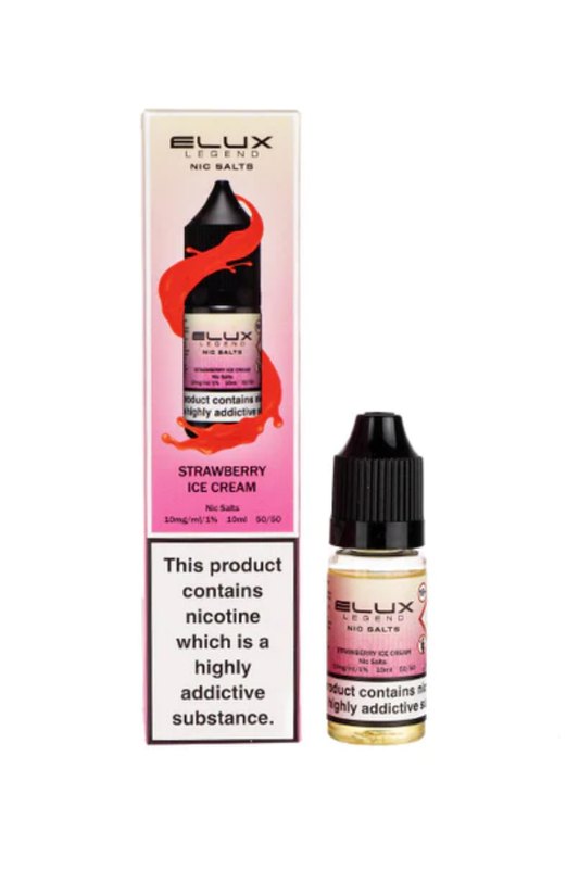 STRAWBERRY ICE CREAM ELUX NIC SALT E-LIQUID