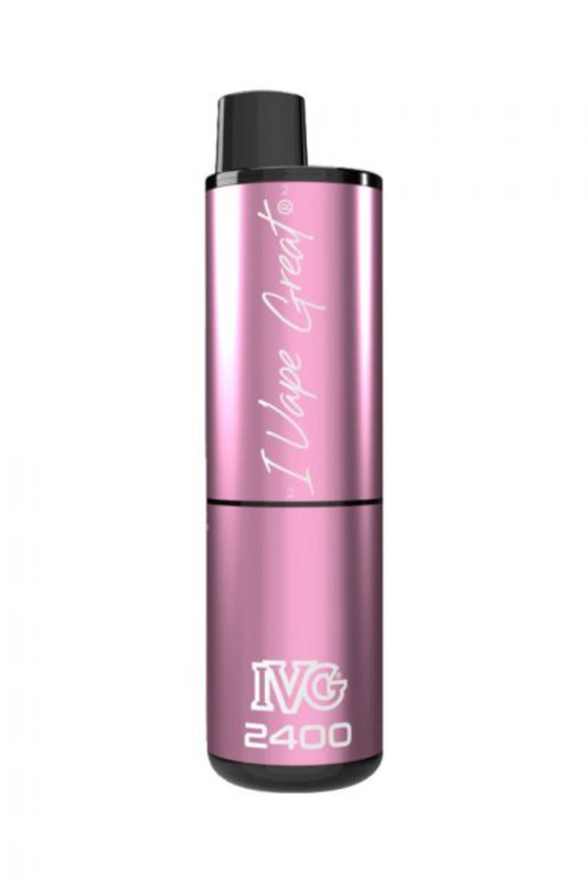 STRAWBERRY ICE IVG 2400 DISPOSABLE VAPE